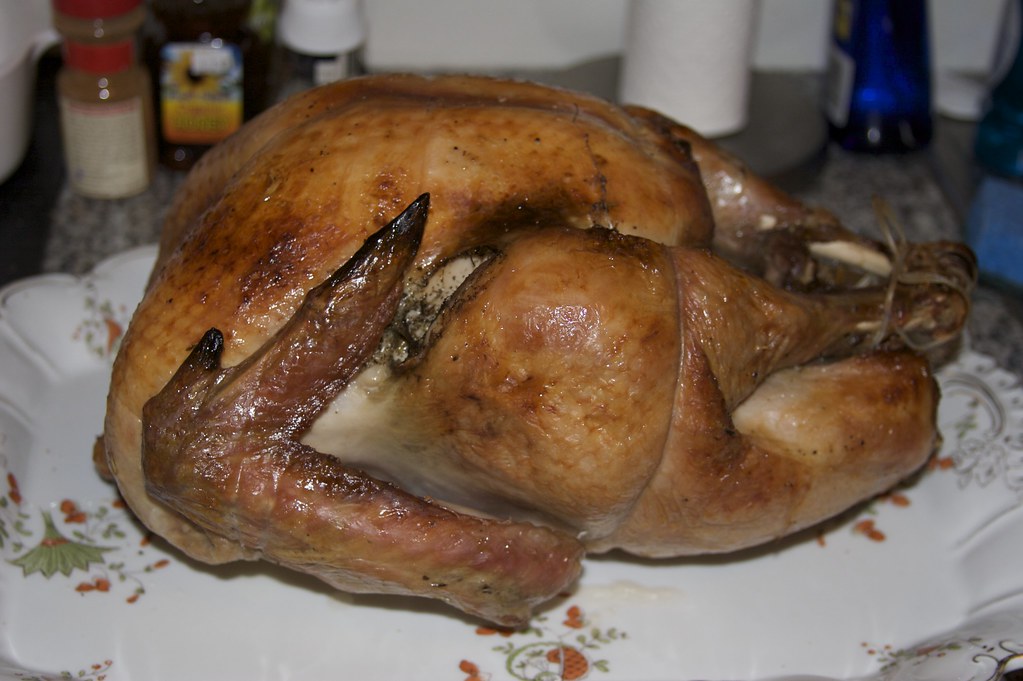 Side View of the Turkey