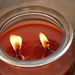 Double Wick Pumpkin Jar Candle