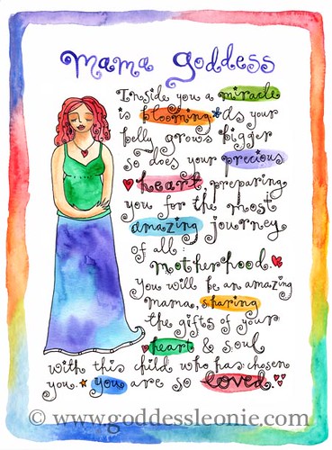 Mama Goddess: Art print