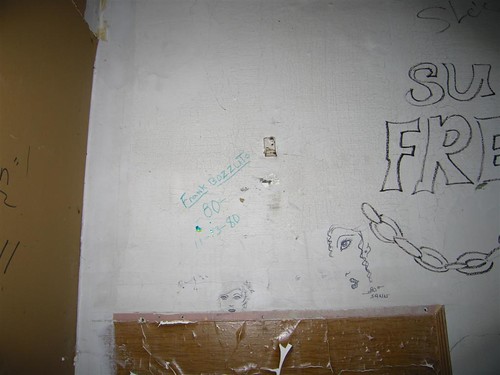 November 13, 1980 graffiti in the Ritz building