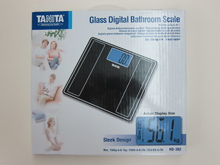Tanita Glass Digital Bathroom Scale HD-382