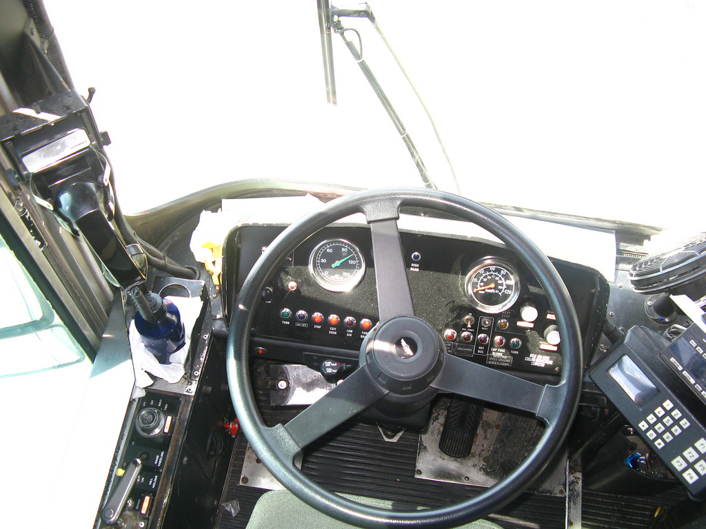 Driver's controls on 2805