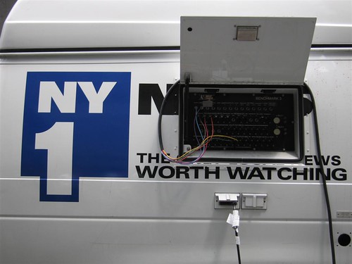 NY1 news van patch panel