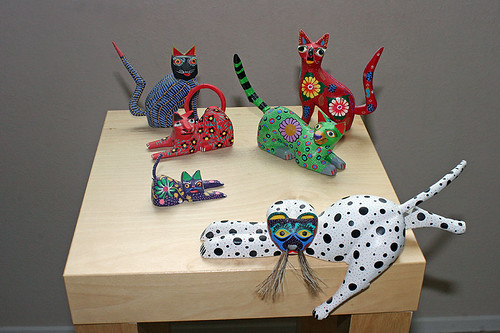 Oaxacan Carved Cats