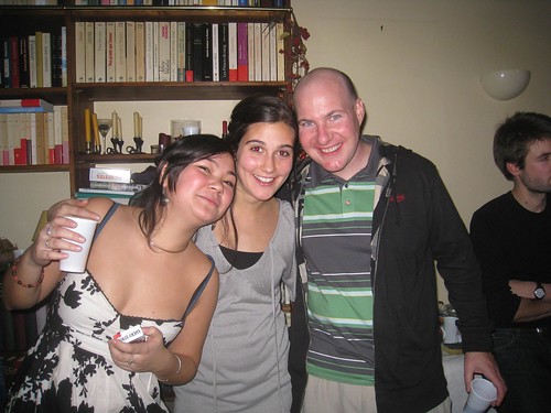 Laura, Manon (center) and me