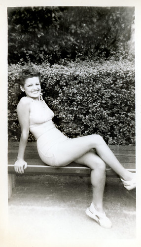 Holli on a bench L970