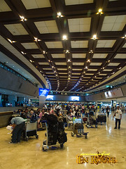 A bustling scenery at NAIA Terminal 1