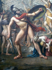 David, The Intervention of the Sabine Women with detail of Tatius, King of the Sabine and Father of Hersillia