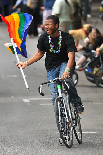 Bikes in the Pride Parade-8-8