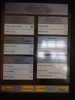 DC electronic voting