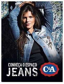 Anúncio Jeans com Daniella Sarahyba