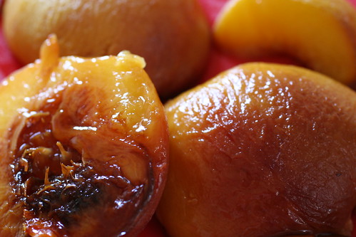 roasted peaches