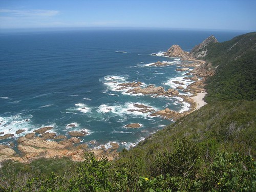 View of the coastline from my hike