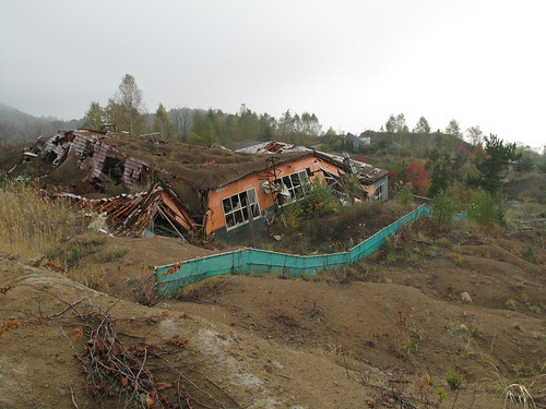 Crumbled house
