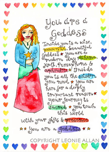 You Are A Goddess poster