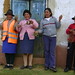 Competitors in the rope weaving competition with their results. Huanuco Pampa