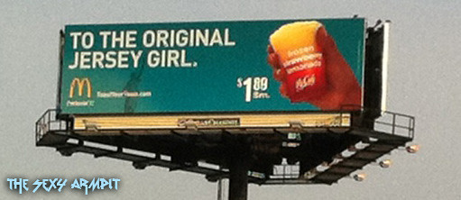 McDonald's Jersey Girl Billboard