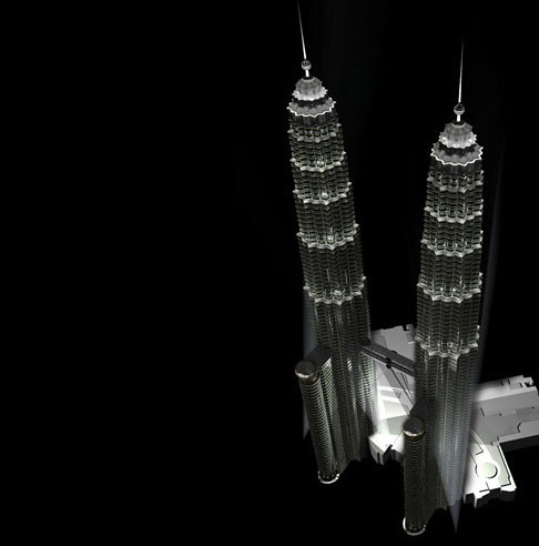 Petronas Towers - Render • <a style="font-size:0.8em;" href="http://www.flickr.com/photos/30735181@N00/2296209856/" target="_blank">View on Flickr</a>