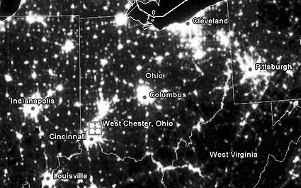 Light pollution in Ohio