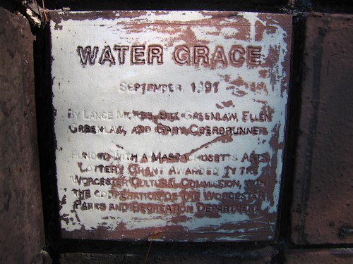 Water Grace monument tile