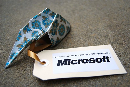 Origami Microsoft fold-up Arc mouse