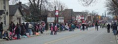 Mississauga Santa Claus Parade, November 30, 2008 / Looking south on Queen Street, Streetsville