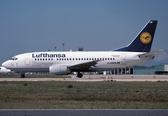 Lufthansa Express B737-530 D-ABIW BCN 28/07/1997