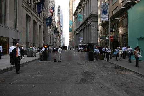 New York Stock Exchange Wall Street bollard
