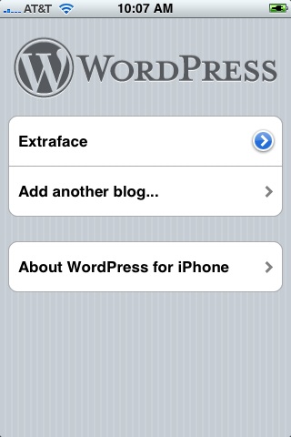 WordPress For iPhone