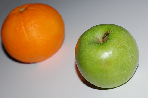 Apple & Orange by lindztrom, on Flickr