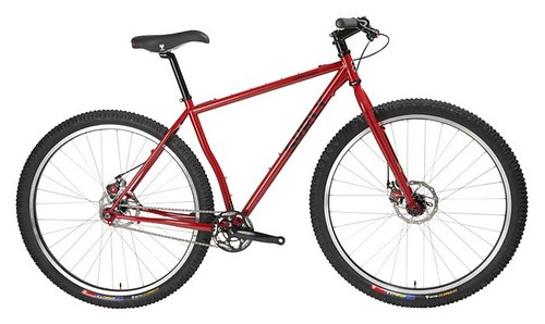 Surly Karate Monkey bike - red - right side view
