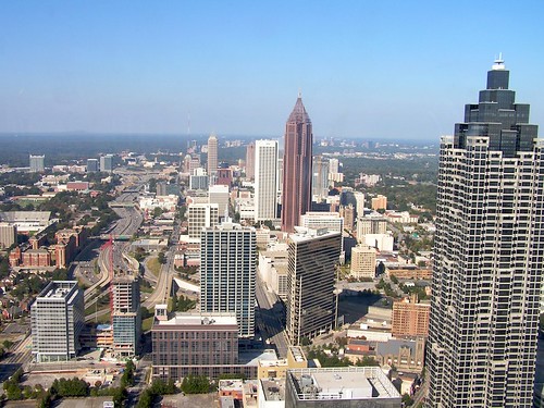 Gaps In the Skyline (Atlanta, Decatur: apartment complex, homes, gated ...