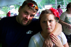 Dan Barci with his daughter Hayley (see Notes at right)