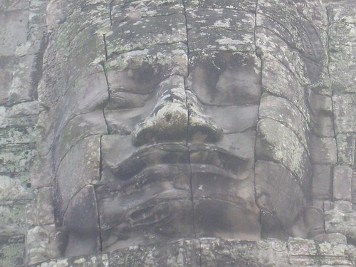 Stone face at Bayon