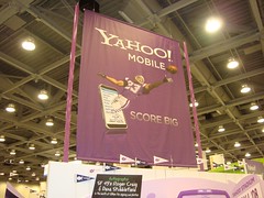 Yahoo booth at ctia