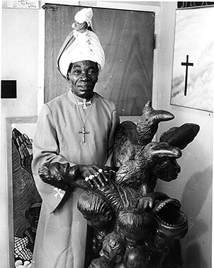 Mallica (Kapo) Reynolds - Revivalist, sculptor and painter, St. Catherine, Jamaica [circa 1976]