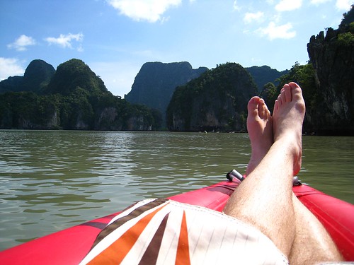 Sea kayaking in Thailand