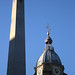 St. Philip's Cathedral and needle monument, Birmingham