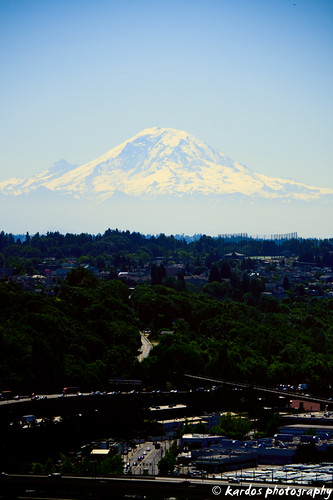 Mt. Ranier from Smith Tower