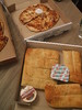 Pizza and breadsticks