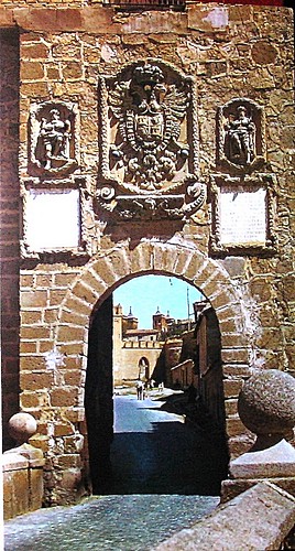 Puerta y Puente de San Martín (Toledo, España) en los años 60an martín puerta