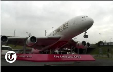 World's biggest aircraft model unveiled at Heathrow