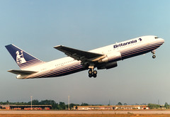 Britannia B767-204 G-BKVZ GRO 12/08/1988