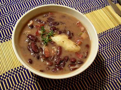 Red pea soup