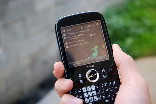 Treo Pro in hand