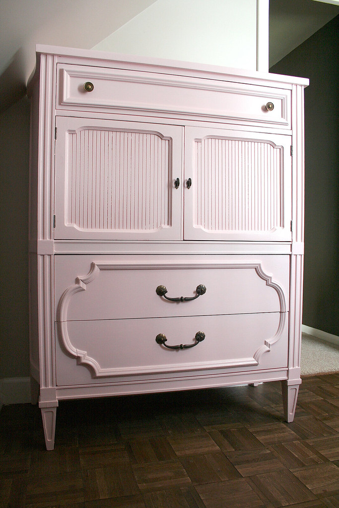 Pink Painted Dresser