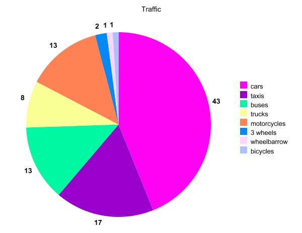 circle graph of traffic