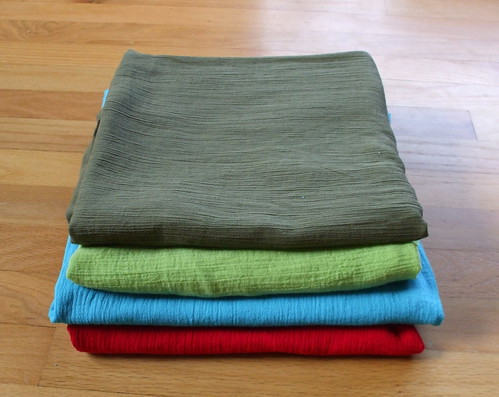hand-sewn swaddling blankets