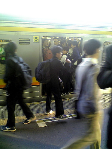 train japan packed