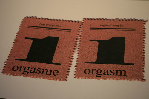 Biennale du design 2008: picture Bon pour 1 orgasme by danielbroche